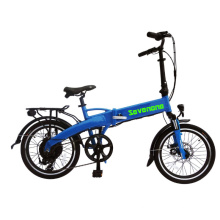 Großhandel 20 Zoll faltbares Lady City Mini Elektrofahrrad mit hinten angetriebenem Motor